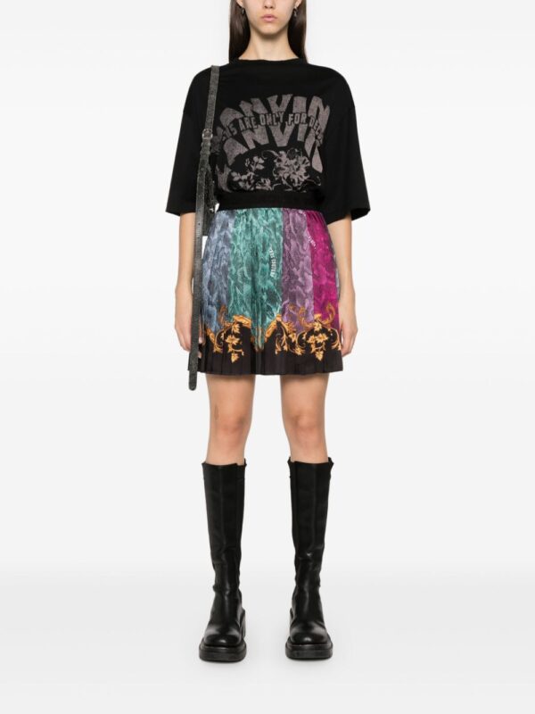 Versace Jeans Couture  Barocco-print mini skirt - Image 2