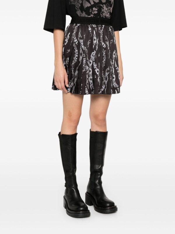 Versace Jeans Couture  logo-chain mini skirt - Image 5
