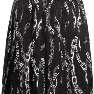 Versace Jeans Couture  logo-chain mini skirt
