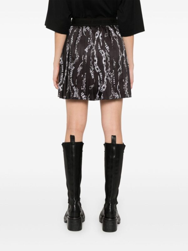 Versace Jeans Couture  logo-chain mini skirt - Image 7