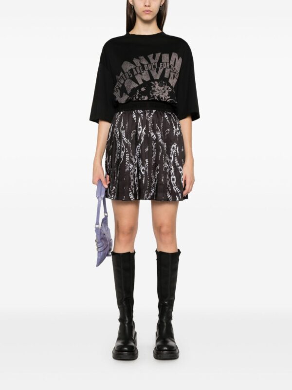 Versace Jeans Couture  logo-chain mini skirt - Image 3
