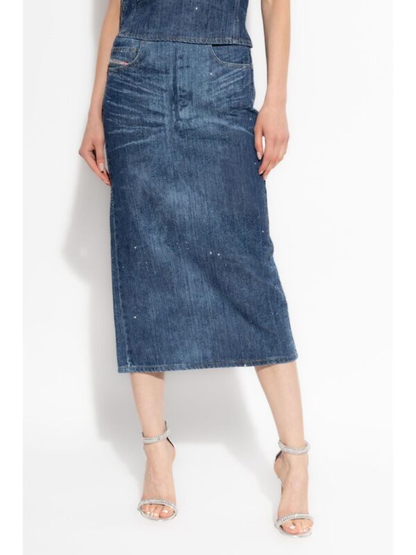 Diesel  De-Pra-S3 midi skirt - Image 3