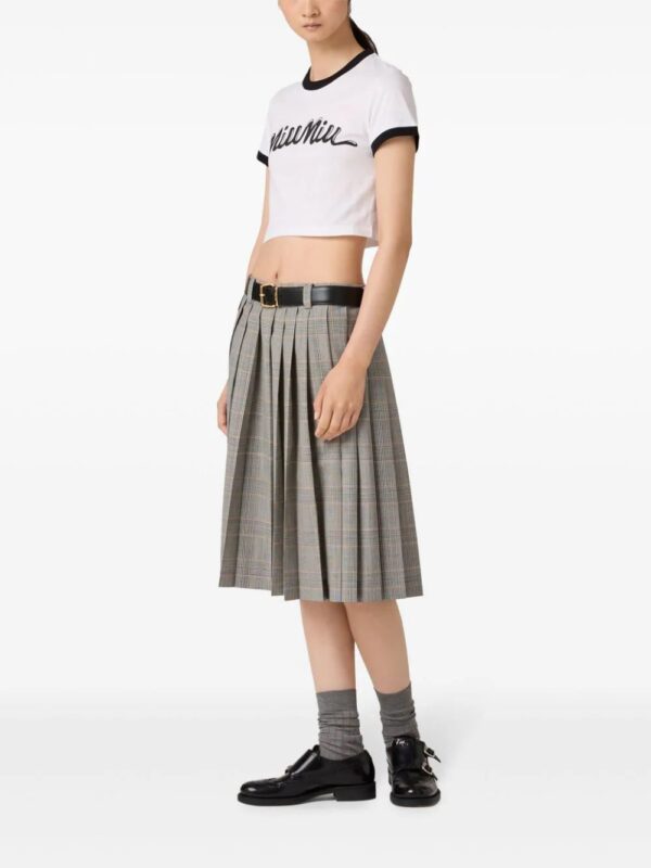 Miu Miu  logo-print T-shirt - Image 2