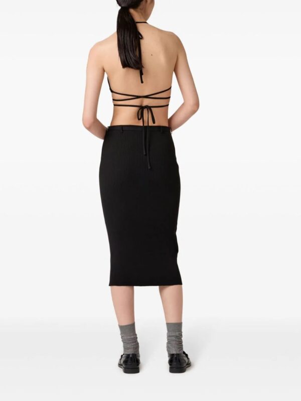 Miu Miu  rib knitted skirt - Image 3