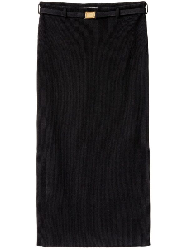 Miu Miu  rib knitted skirt