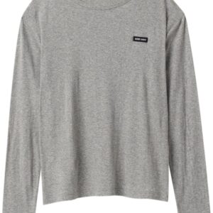 Miu Miu  logo-patch T-shirt