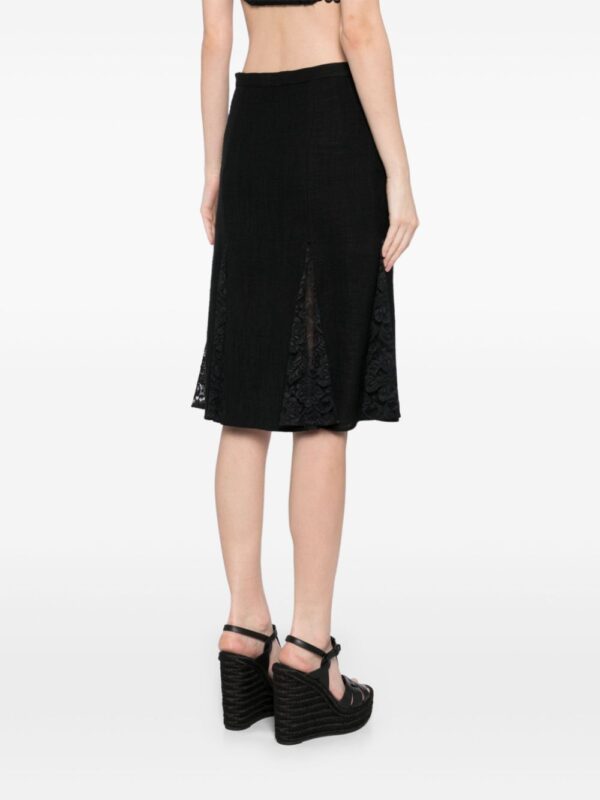 Dolce & Gabbana  lace-trim skirt - Image 4