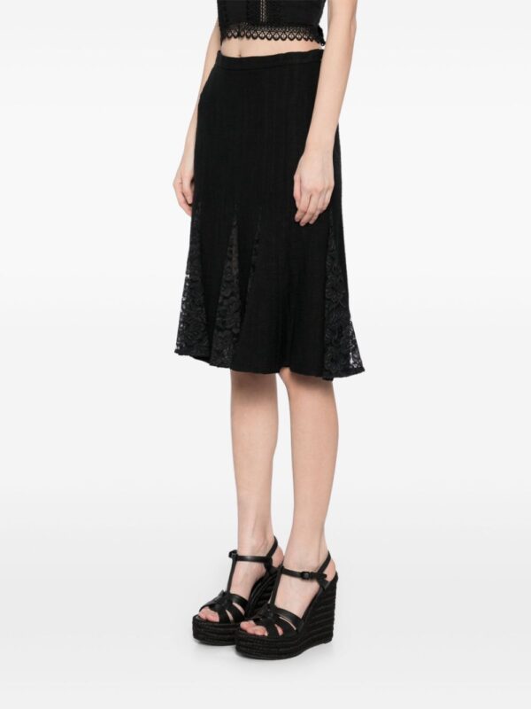 Dolce & Gabbana  lace-trim skirt - Image 3