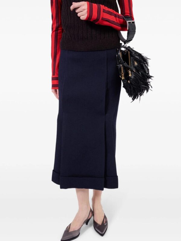 Prada  deconstructed midi skirt - Image 4