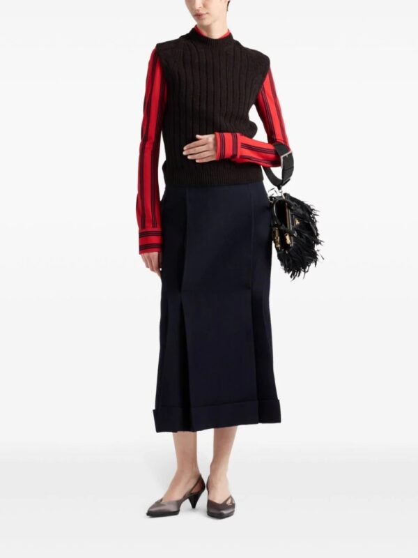 Prada  deconstructed midi skirt - Image 2