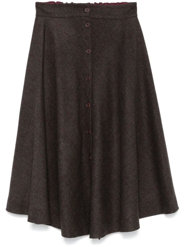 Moschino  pencil leather midi skirt