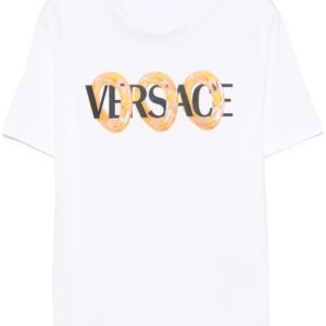 Versace maxi chain logo T-shirt