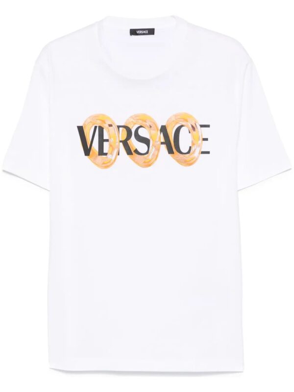 Versace  maxi chain logo T-shirt