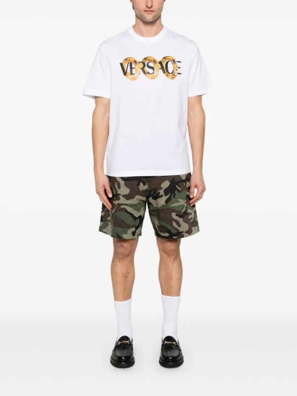 Versace  maxi chain logo T-shirt - Image 2