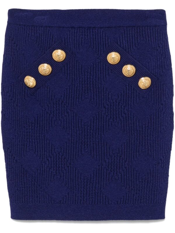 Balmain  knitted mini skirt