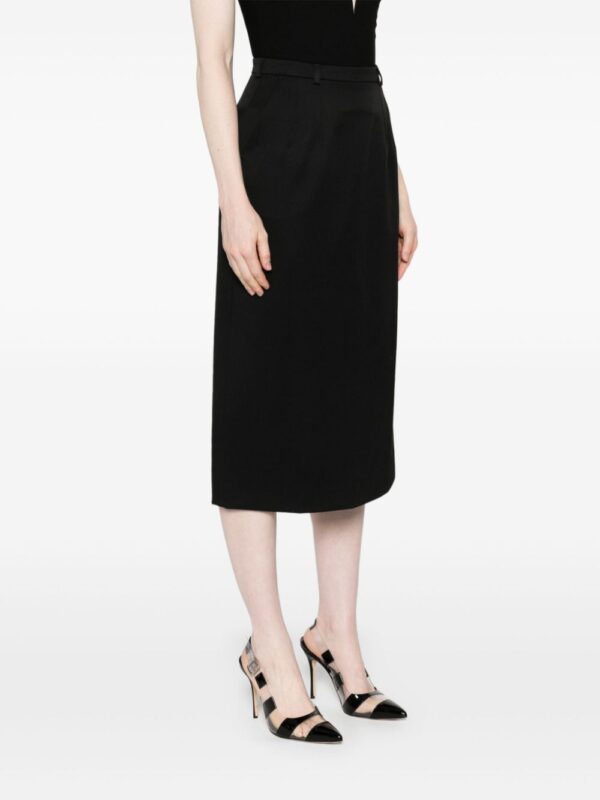 Dolce & Gabbana  gabardine virgin-wool midi skirt - Image 3