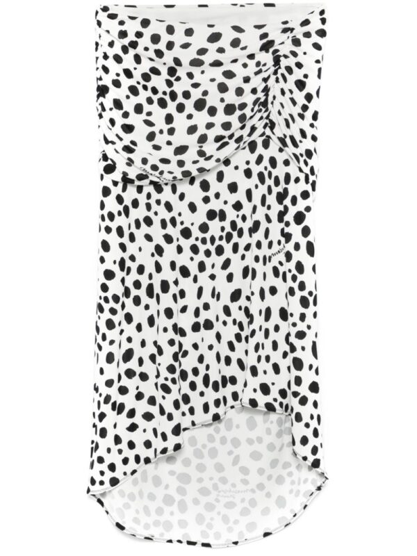 Love Moschino  polka dot-print midi skirt