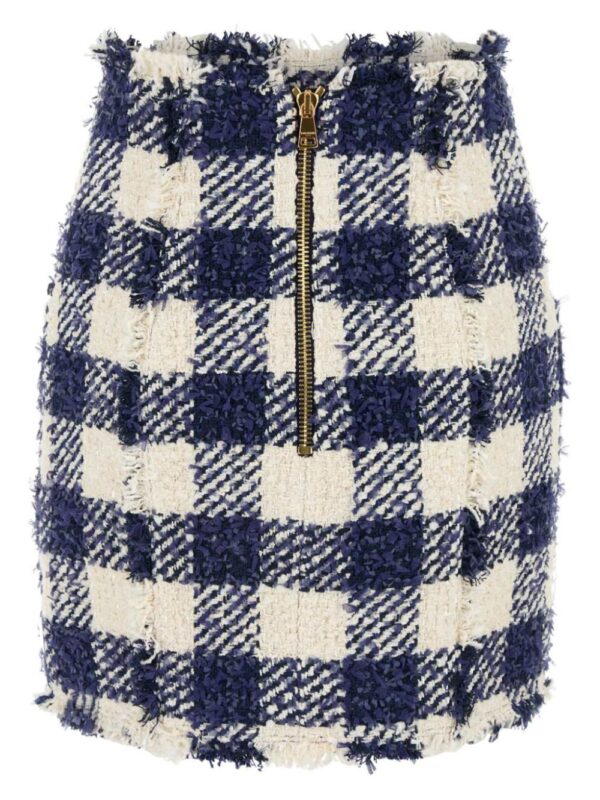 Balmain  tweed buttoned mini skirt - Image 2