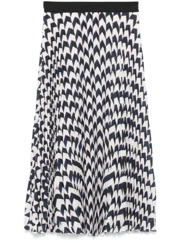 Karl Lagerfeld  pleated midi skirt