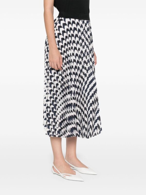 Karl Lagerfeld  pleated midi skirt - Image 3