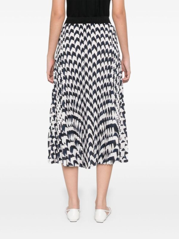 Karl Lagerfeld  pleated midi skirt - Image 4