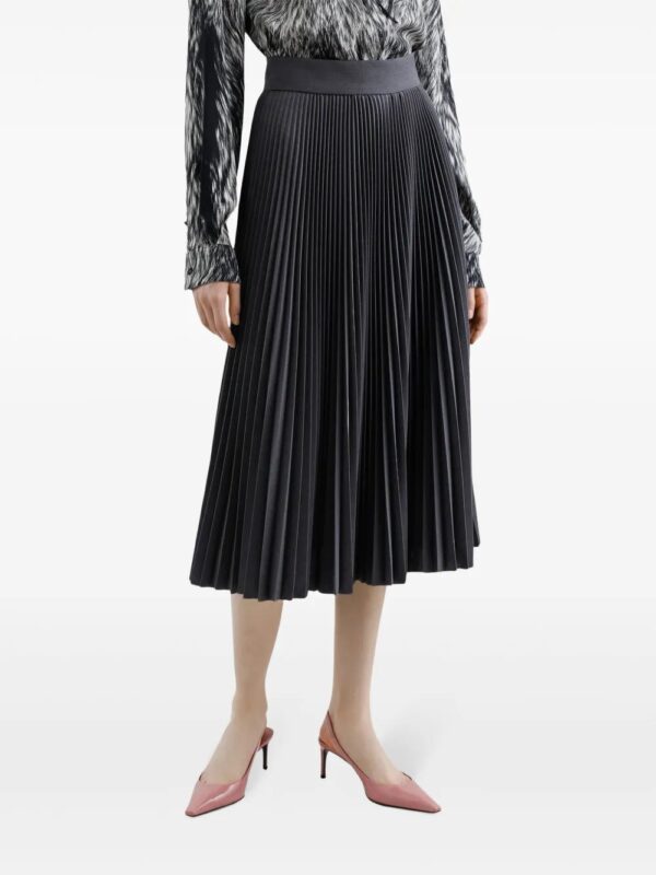 Dolce & Gabbana  plissé-effect midi skirt - Image 4