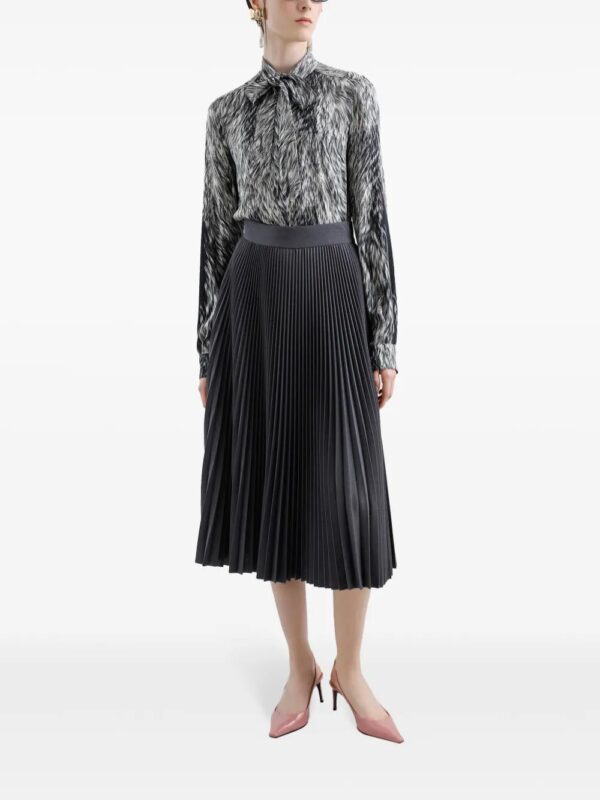 Dolce & Gabbana  plissé-effect midi skirt - Image 2