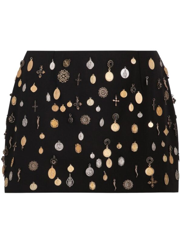 Dolce & Gabbana  charm-embellished mini skirt