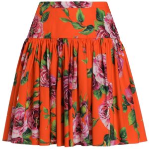 Dolce & Gabbana  floral-print mini skirt