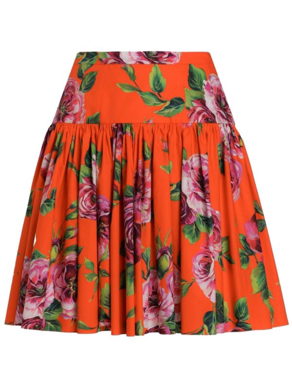 Dolce & Gabbana  floral-print mini skirt
