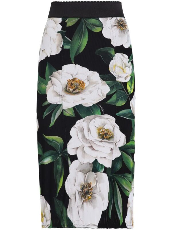 Dolce & Gabbana  floral-print skirt