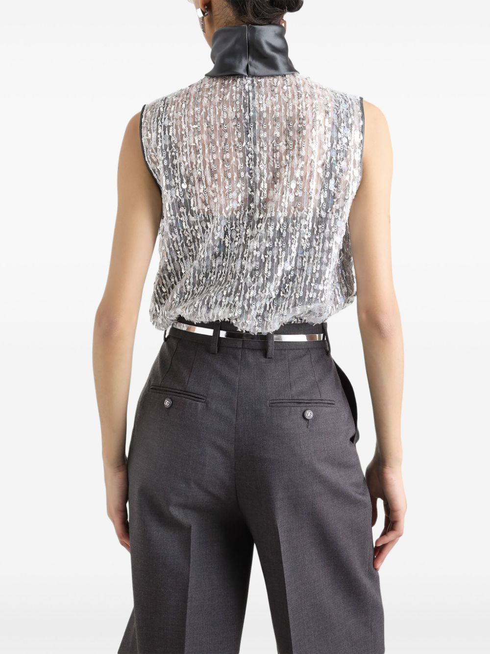 Dolce & Gabbana sequin embellished top - Image 3