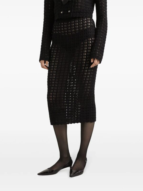 Dolce & Gabbana  knitted midi skirt - Image 4