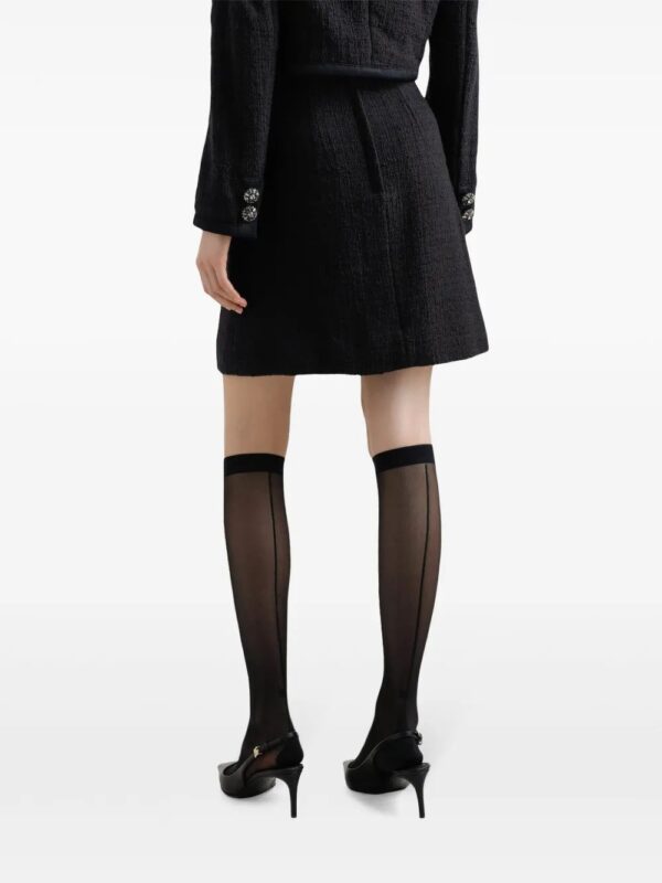 Dolce & Gabbana  textured knit mini skirt - Image 4