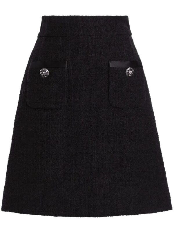 Dolce & Gabbana  textured knit mini skirt