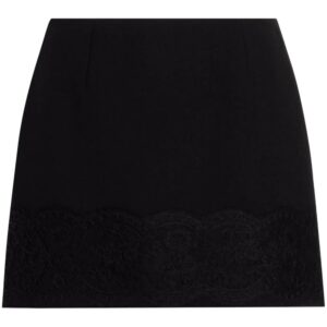 Dolce & Gabbana  lace-trimmed mini skirt