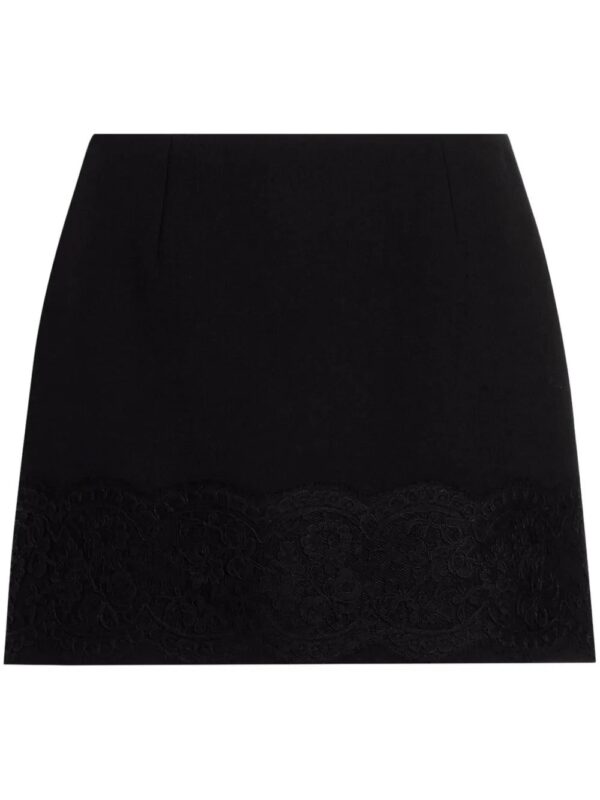 Dolce & Gabbana  lace-trimmed mini skirt
