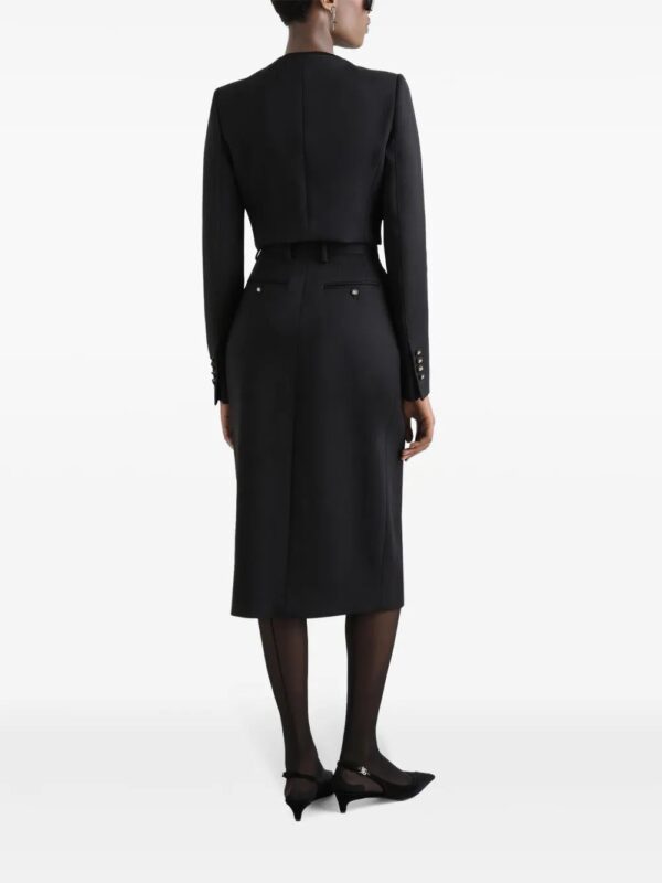 Dolce & Gabbana  pleat-detail midi skirt - Image 3