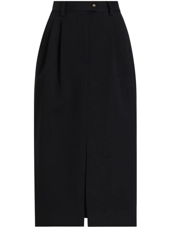 Dolce & Gabbana  pleat-detail midi skirt