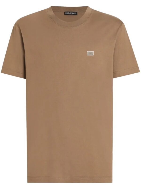 Dolce & Gabbana  logo-plaque cotton T-shirt