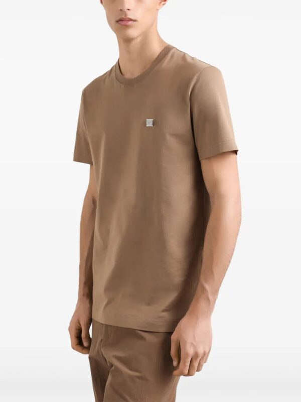 Dolce & Gabbana  logo-plaque cotton T-shirt - Image 2
