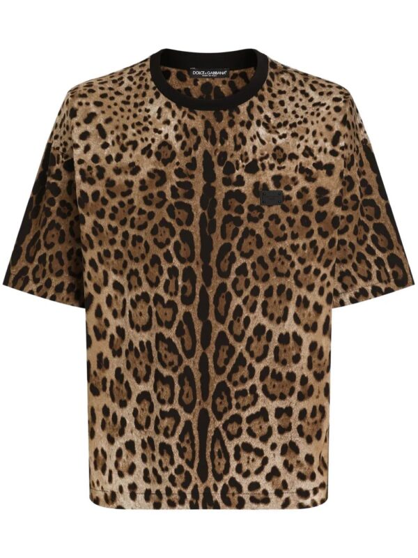 Dolce & Gabbana  leopard print T-shirt