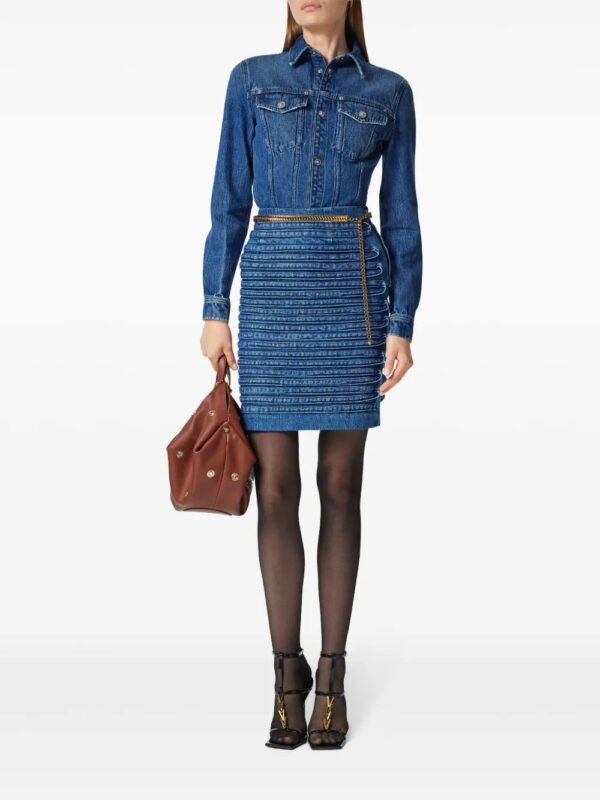 Versace  panel-detail mini skirt - Image 2