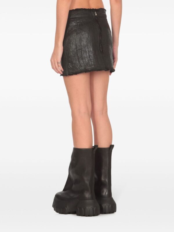 Rick Owens  denim mini skirt - Image 3