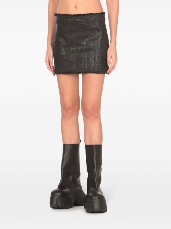 Rick Owens  denim mini skirt - Image 2