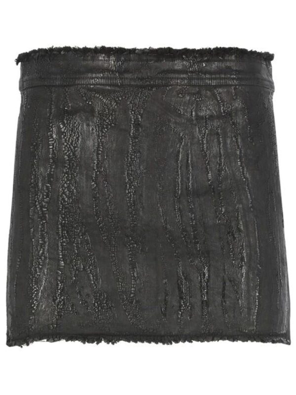 Rick Owens  denim mini skirt