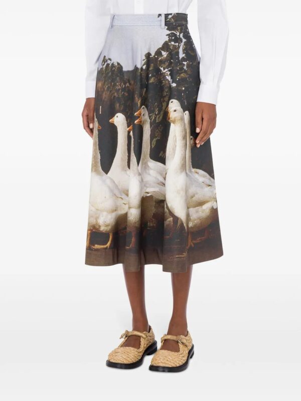 Moschino  graphic-print midi skirt - Image 2