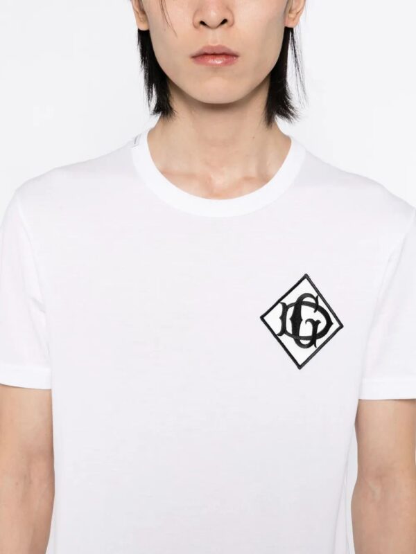 Dolce & Gabbana  logo-patch T-shirt - Image 4