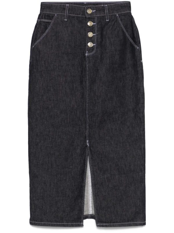 Karl Lagerfeld  denim midi skirt