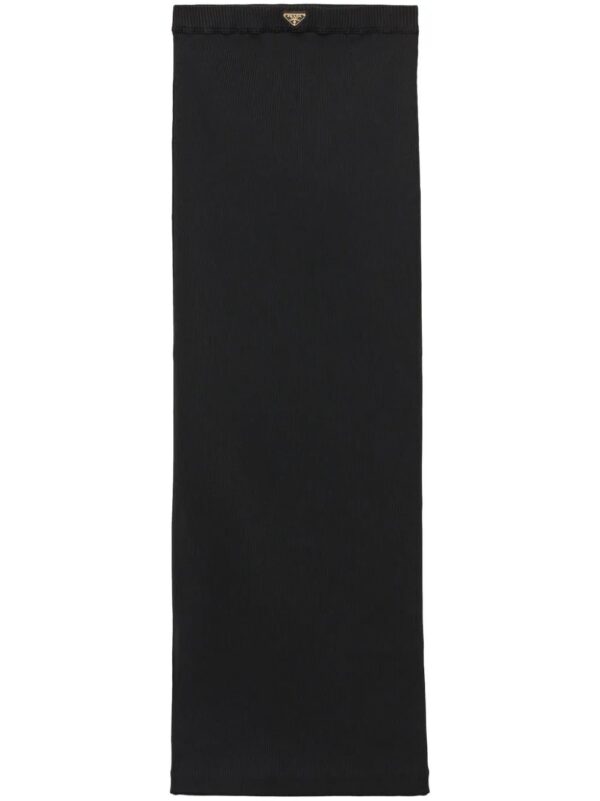 Prada  ribbed jersey midi skirt